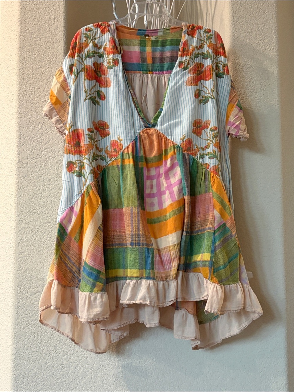 Free People Printed Agnes Dress Size L - Picture 4 of 9